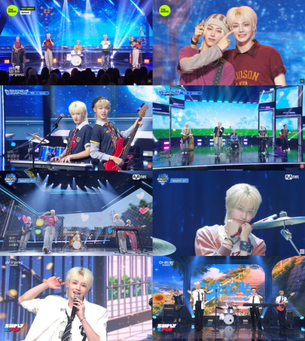 ▲에스플릿(사진출처=SBS Life '더쇼', MBC M '쇼! 챔피언', Mnet '엠카운트다운', arirang TV '심플리 케이팝' )