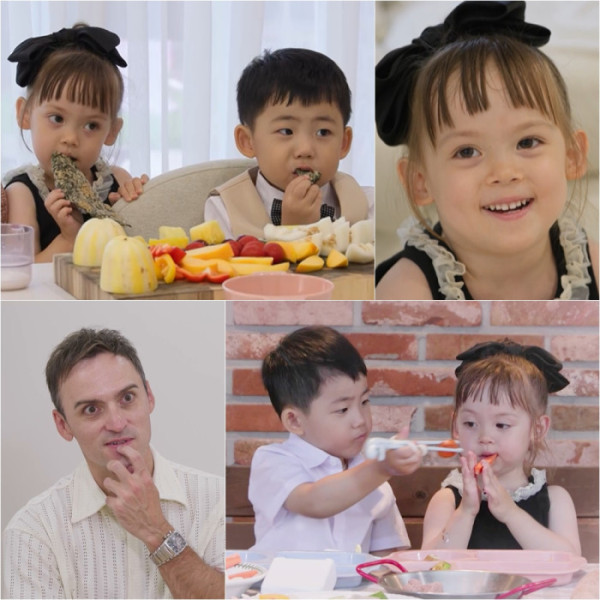 ▲‘슈퍼맨이 돌아왔다’ 기욤 패트리, 딸 레아(사진출처=KBS2)