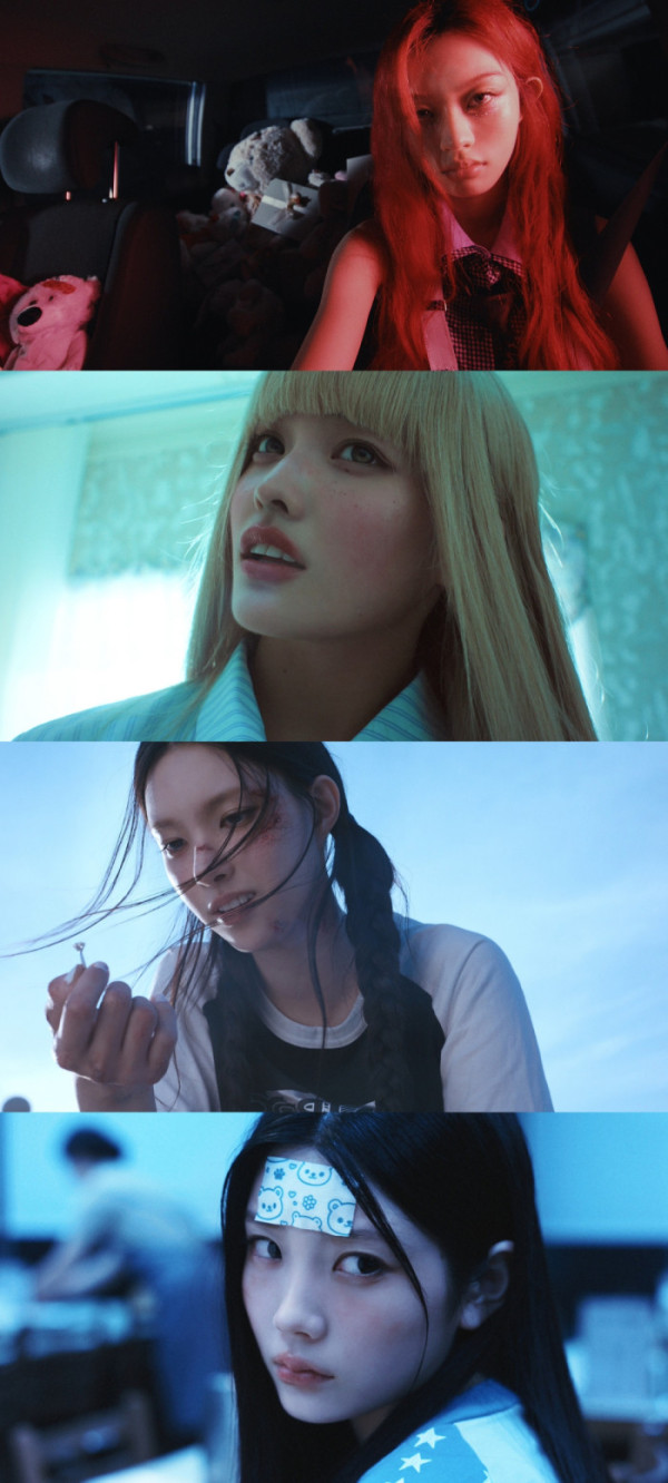 ▲아일릿 미니 5집 'BURNING' 버전 콘셉트 필름(사진출처=빌리프랩(하이브))