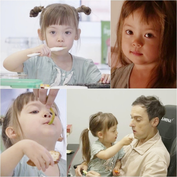 ▲‘슈퍼맨이 돌아왔다’ 기욤 패트리, 딸 레아(사진출처=KBS2)