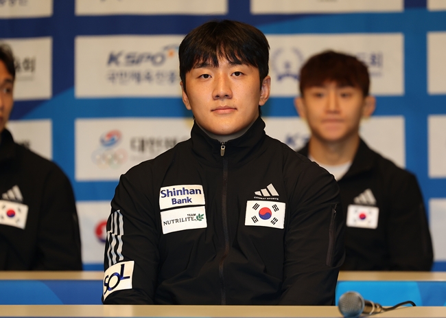 ▲미디어데이 참석한 유도 이준환. (연합뉴스)