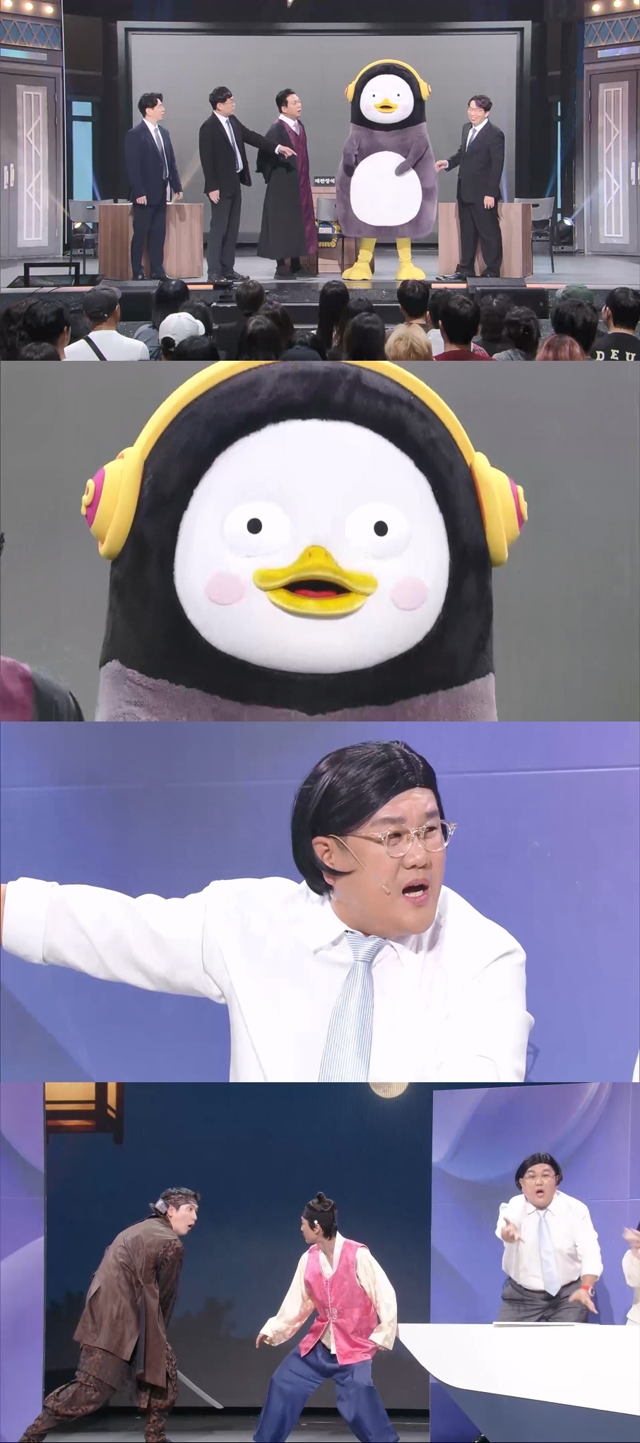 ▲'개그콘서트'에 출연한 EBS 인기 캐릭터 펭수. (사진제공=KBS)