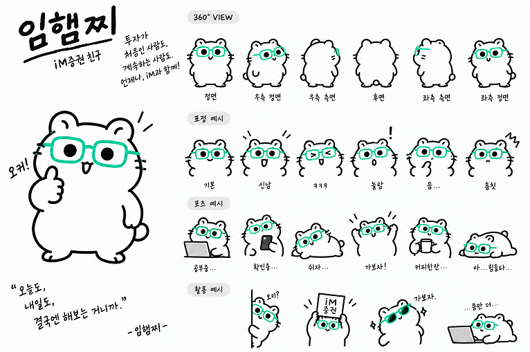 ▲임햄찌 모습. (이미지=iM증권)