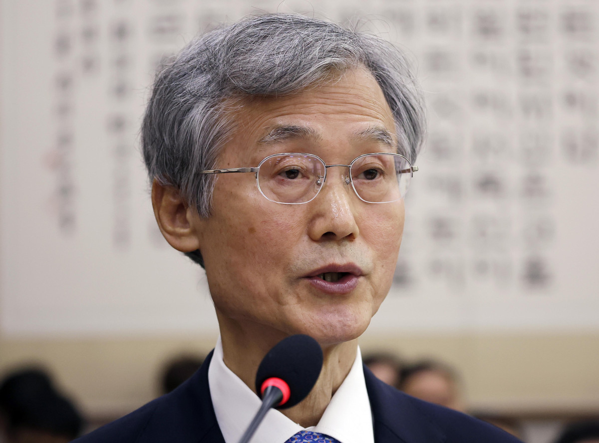 ▲조희대 대법원장이 6일 서울 여의도 국회에서 열린 국회 법제사법위원회의 대법원 등 국정감사에서 인사말을 하고 있다. (뉴시스)