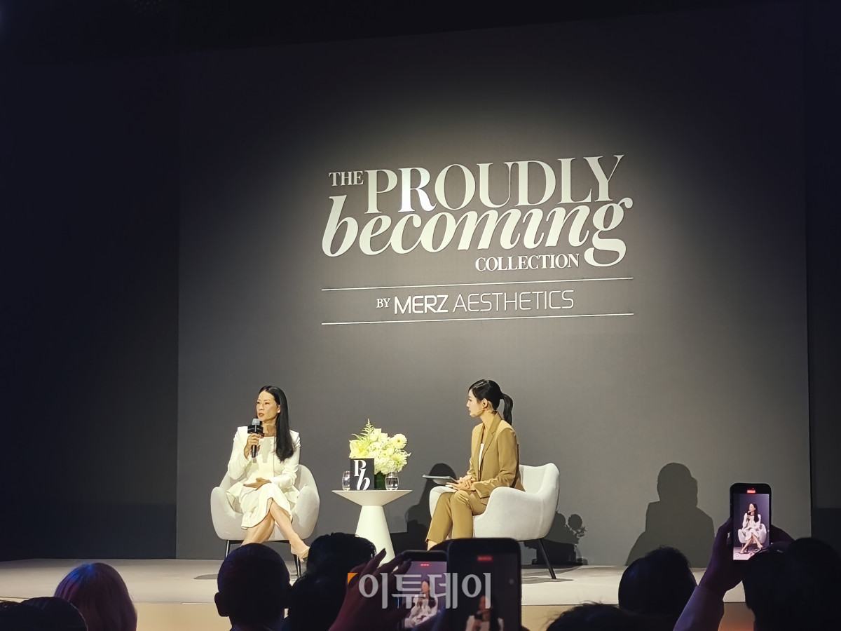 ▲루시 리우(왼쪽)가 멀츠 에스테틱스의 APAC 캠페인 앰배서더로 선정됐다. (노상우 기자 nswreal@)