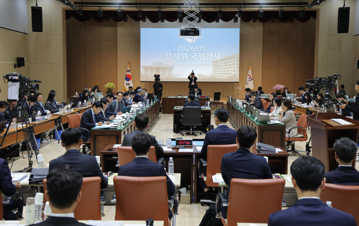 ▲12일 서울 종로구 감사원에서 국회 법제사법위원회 국정감사가 열리고 있다. 사진=연합뉴스