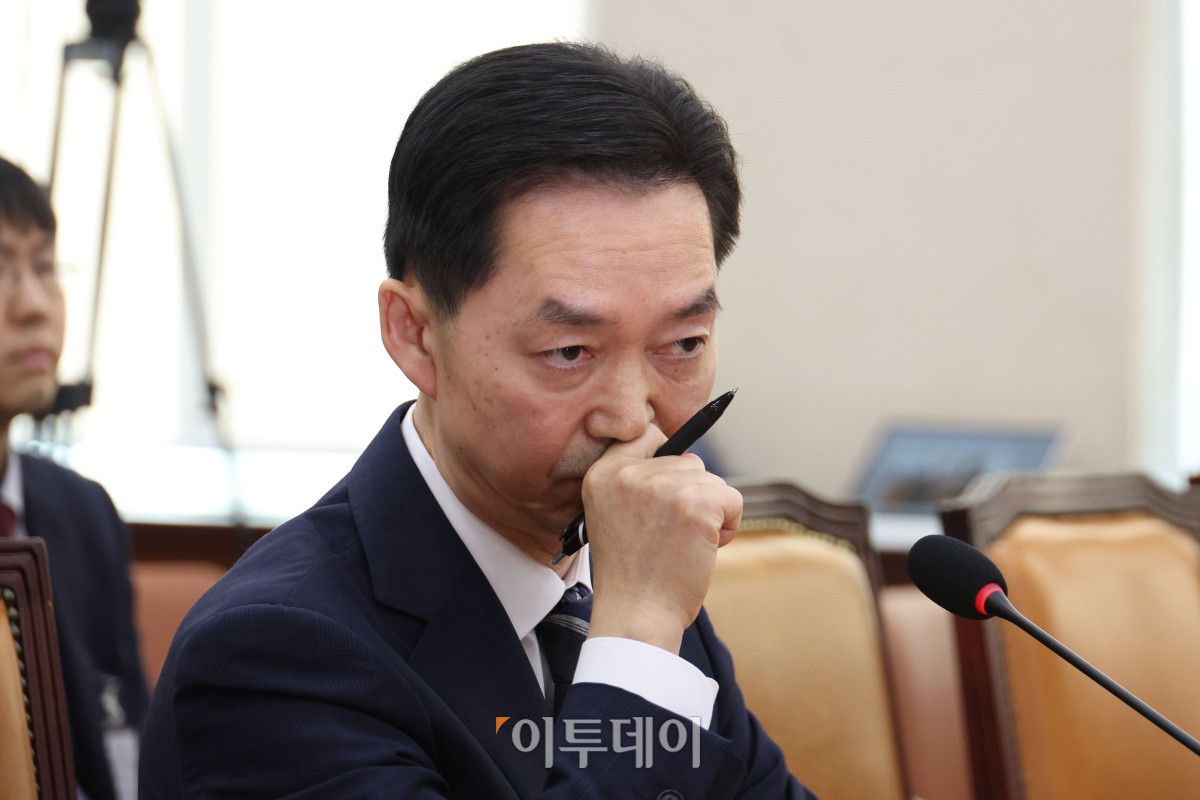 ▲김지용 중대범죄수사청장 후보자가 14일 서울 여의도 국회 행정안전위원회에서 열린 인사청문회에 참석하고 있다. 고이란 기자 photoeran@
