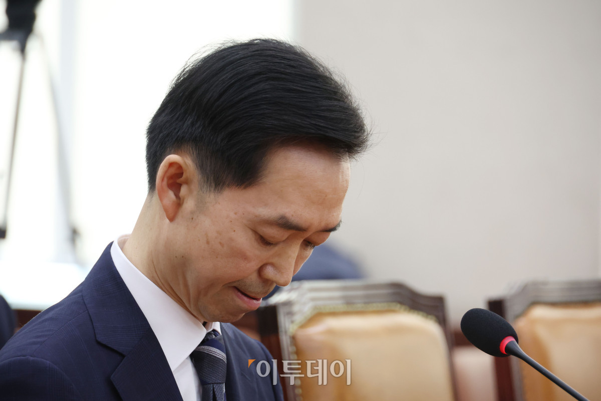▲김지용 중대범죄수사청장 후보자가 14일 서울 여의도 국회 행정안전위원회에서 열린 인사청문회에 참석하고 있다. 고이란 기자 photoeran@