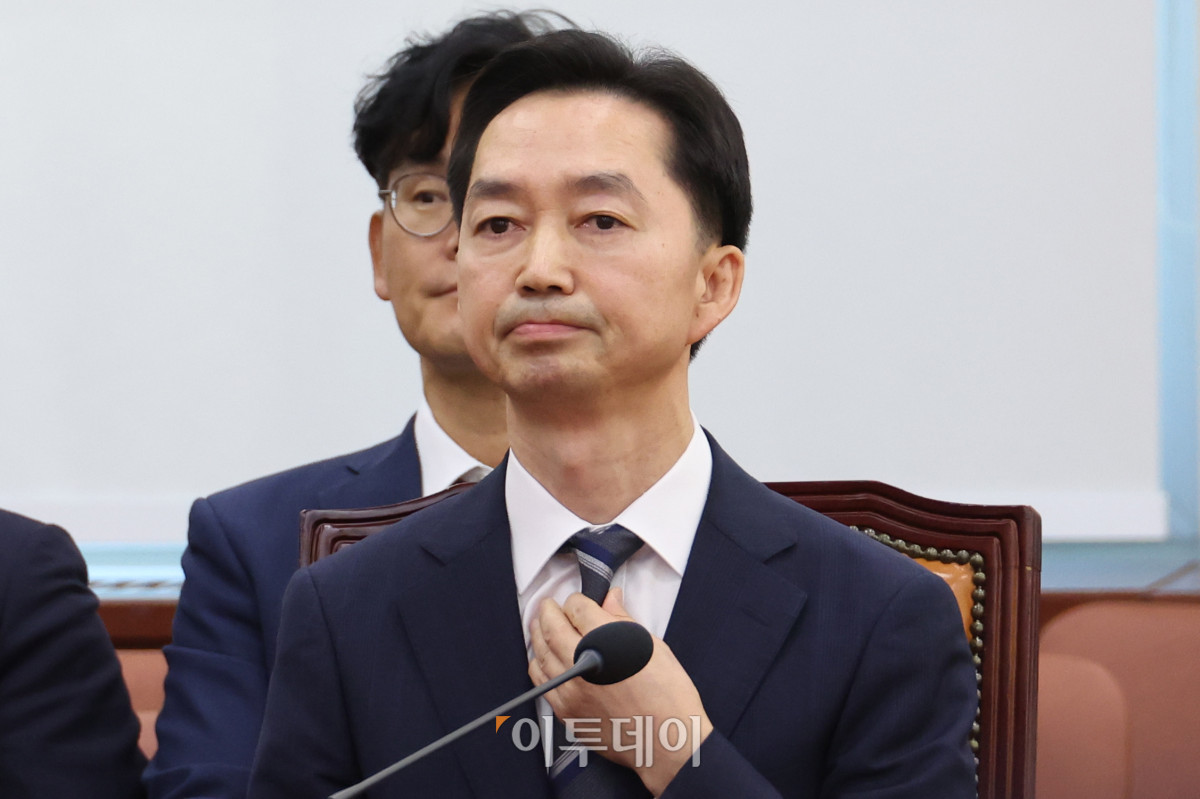 ▲김지용 중대범죄수사청장 후보자가 14일 서울 여의도 국회 행정안전위원회에서 열린 인사청문회에 참석하고 있다. 고이란 기자 photoeran@
