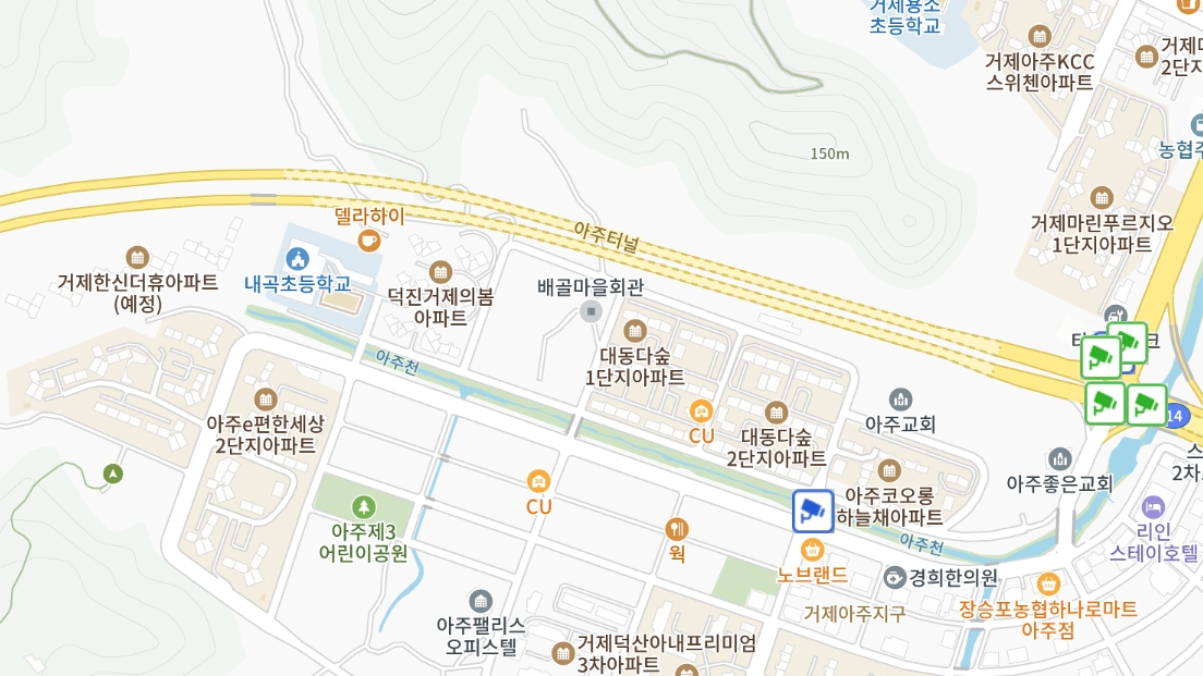 (출처=거제시 교통정보센터)