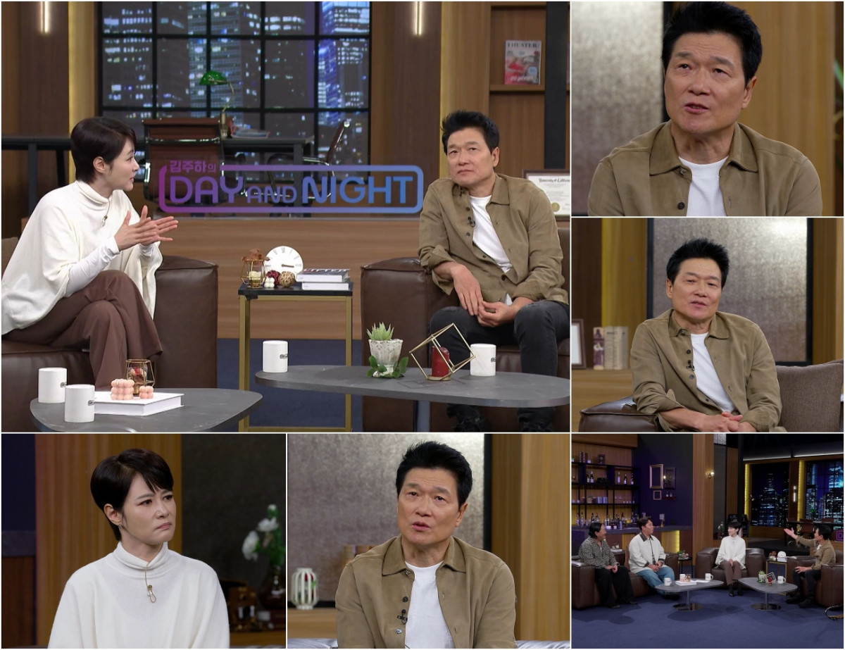 ▲'김주하의 데이앤나잇'에 출연한 가수 안치환. (사진제공=MBN)