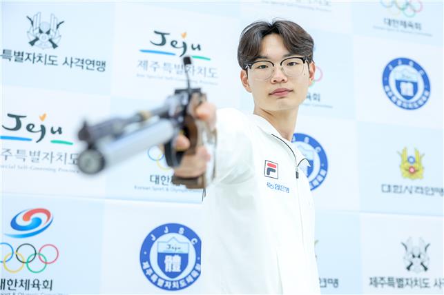 ▲공기권총 김강현. (사진제공=대한사격연맹)