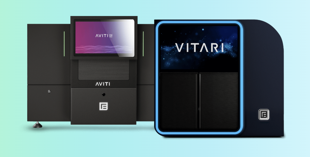▲미국 엘리먼트 바이오사이언스의 유전자 분석 장비 ‘비타리(VITARI)’와 ‘아비티24(AVITI24)’. (사진=엘리먼트 바이오사이언스)