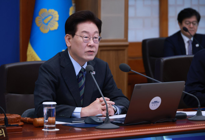 ▲이재명 대통령이 20일 청와대에서 열린 국무회의에서 발언하고 있다. 2026.10.20 (연합뉴스)