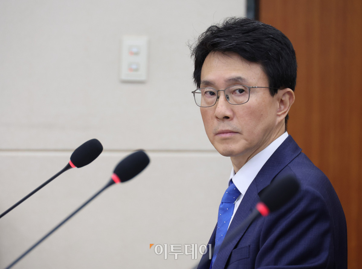 ▲박종원 한미전략투자공사 사장이 20일 국회 재정경제기획위원회에서 열린 국정감사에 참석하고 있다. 고이란 기자 photoeran@