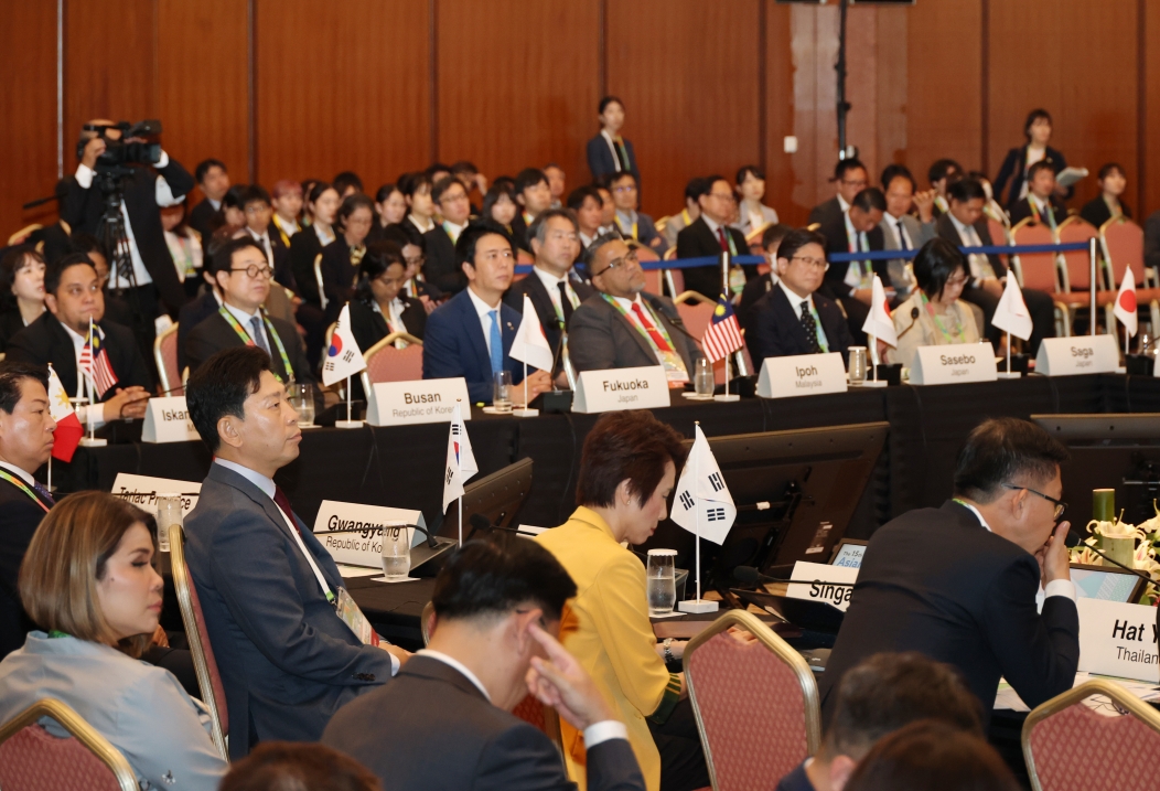 ▲박용선 포항시장이 2028년 제16회 아시아·태평양 도시서미트 유치에 성공하며 국제교류 확대와 글로벌 도시로의 도약을 위한 발판을 마련했다. (포항시)