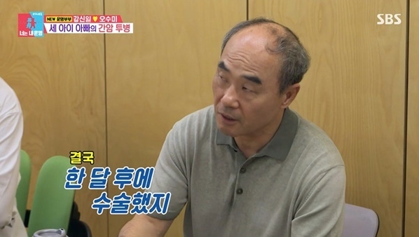 ▲'동상이몽2'에 출연한 배우 강신일. (출처=SBS '동상이몽2')