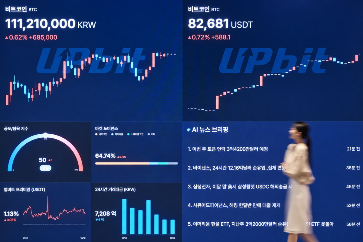 ▲업비트 라운지 빅차트존 (사진=두나무)