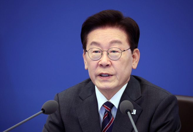 ▲이재명 대통령이 22일 청와대에서 열린 수석보좌관회의에서 발언하고 있다. 2026.10.22 [청와대통신사진기자단] (연합뉴스)