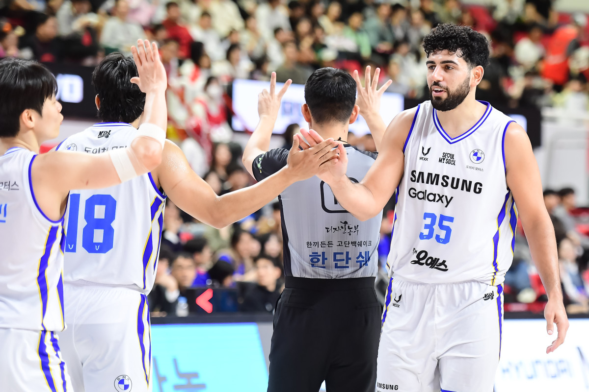 ▲삼성의 칸터(35번). (출처=KBL 제공, 연합뉴스)