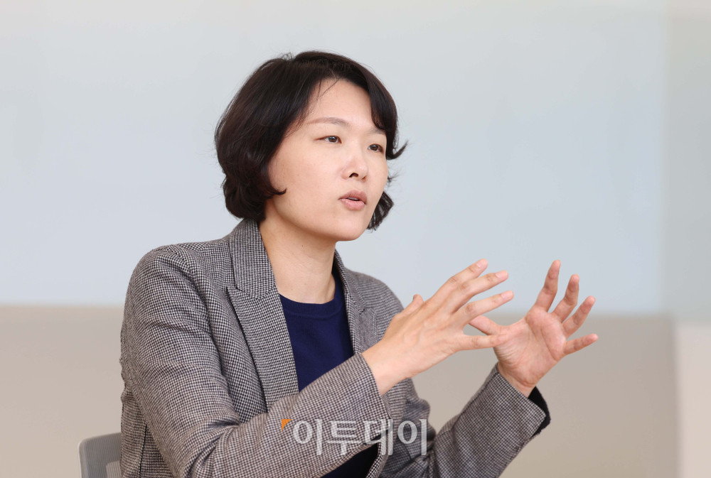 ▲윤경완 넥스아이 대표는 "면역항암제 불응성 원인인자 기반 신약개발 플랫폼이 회사의 경쟁력"이라고 밝혔다. (신태현 기자 holjjak@)