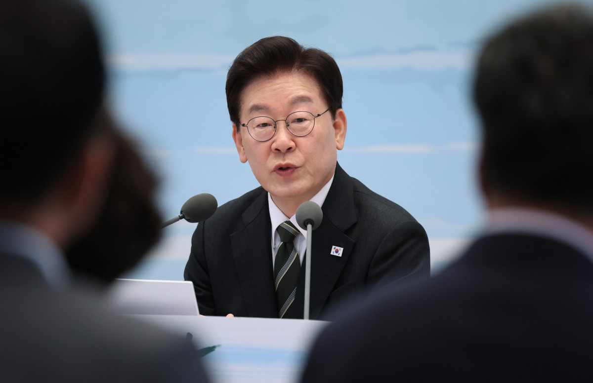 ▲이재명 대통령이 26일 청와대에서 열린 농어민과의 대화 행사에서 발언을 하고 있다. 사진=연합뉴스