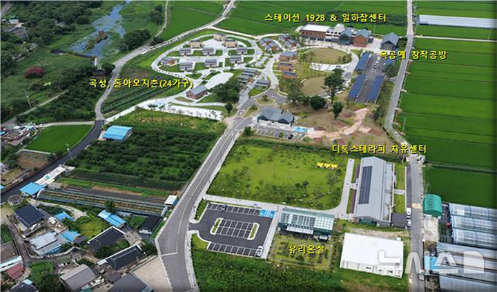 ▲전남광주특별시 곡성군 오곡면 '돌아오지촌'. (곡성군)