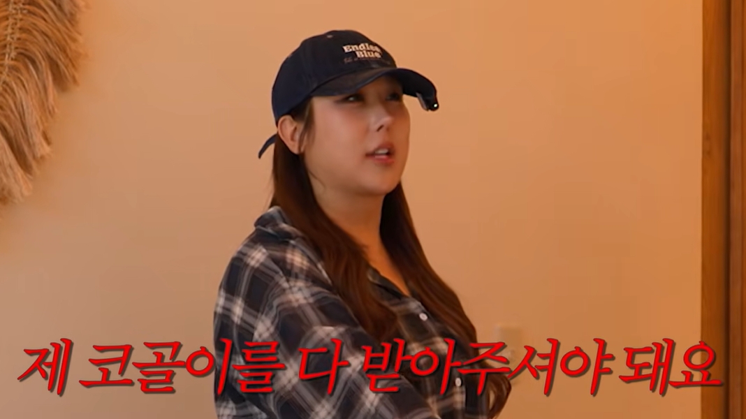 ▲방송인 풍자. (출처=유튜브 '한혜진')