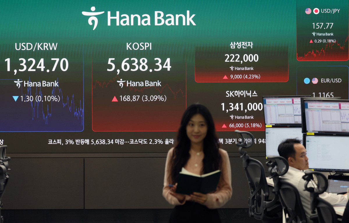 이투데이 - 반도체 급등에 코스피 3%대 상승, 매수 사이드카 발동 [포토]