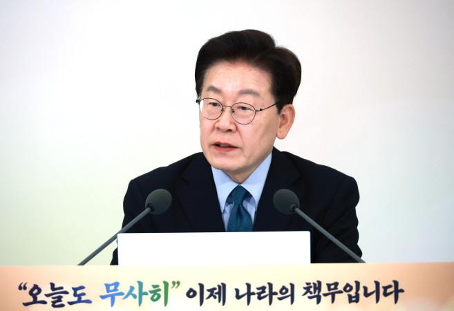 ▲이재명 대통령이 28일 청와대에서 열린 국민생명안전위원회 제2차 전체회의에서 발언을 하고 있다. 2026.10.28 (연합뉴스)