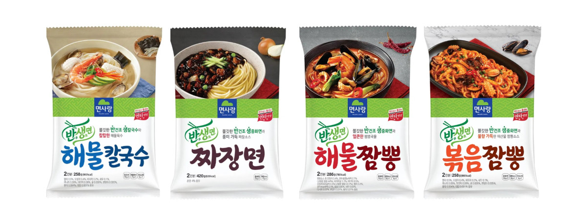 ▲반생면 4종 (사진제공=면사랑)