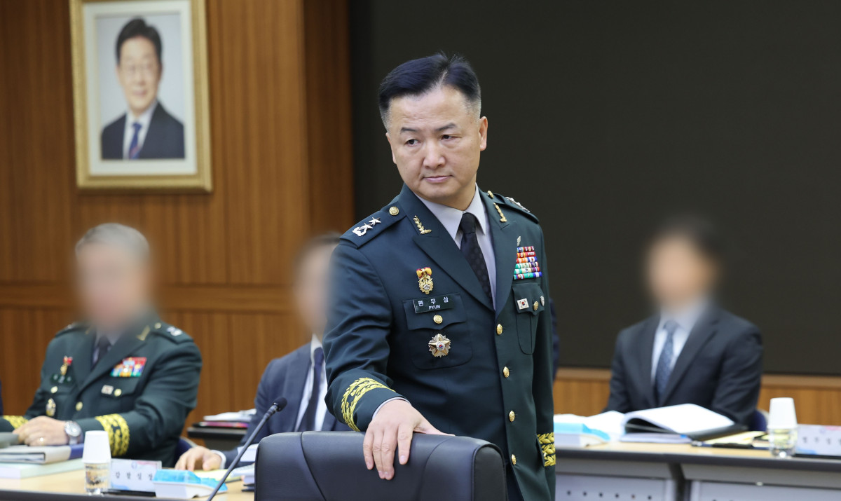 ▲편무삼 국방방첩본부장이 30일 국방방첩본부에서 열린 국회 정보위원회의 국방방첩본부에 대한 국정감사에 출석하고 있다. 신태현 기자 holjjak@
