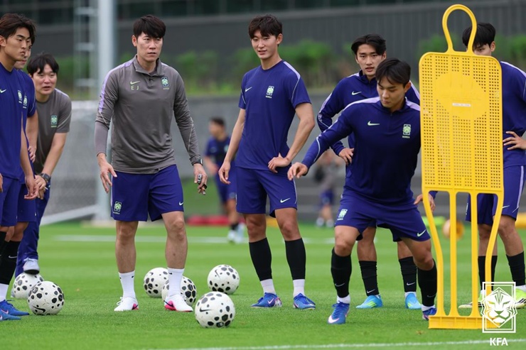 ▲U-21 대표팀 6월 소집 훈련 모습. (사진제공=대한축구협회)