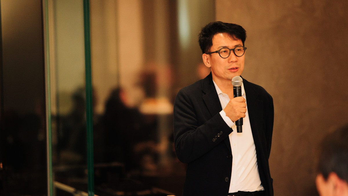 ▲한일 양국 반도체 생태계의 협력 확대를 강조하고 있는 SK하이닉스 이병기 양산총괄 (사진제공=SK하이닉스)