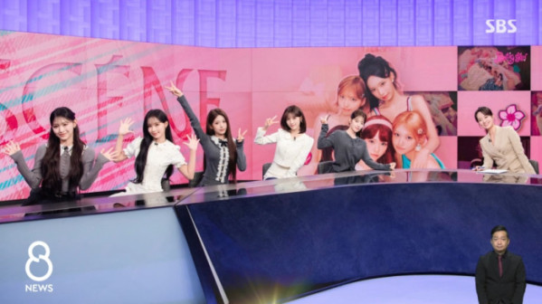 ▲'SBS 8뉴스' 리센느 인터뷰(사진=SBS 방송화면 캡처)