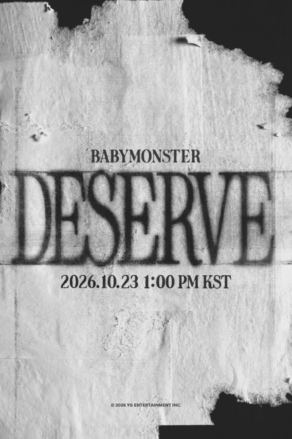 ▲베이비몬스터 'DESERVE' 포스터(사진출처=YG엔터테인먼트)