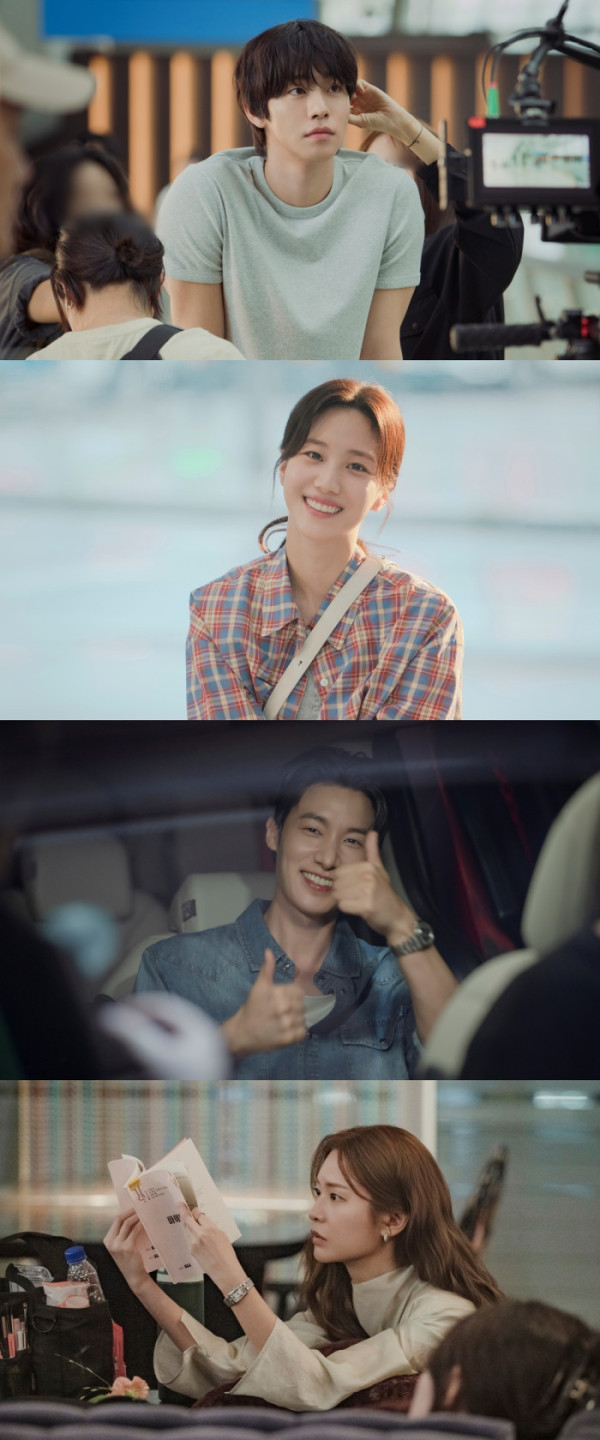 ▲'파이널 테이블' 안효섭·홍화연·장률·정유진(사진출처=SLL, ㈜비에이엔터테인먼트, 영화사두중)