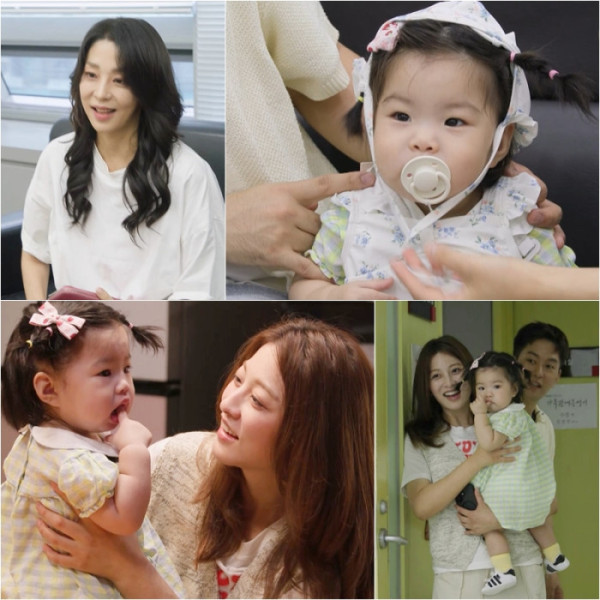 ▲‘슈퍼맨이 돌아왔다’ 박세영-곽정욱 부부, 딸 나엘(사진출처=KBS2)