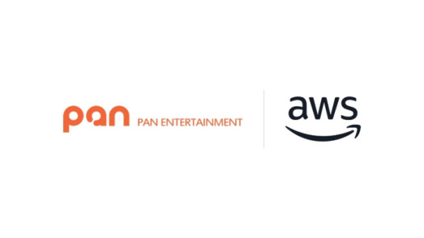 ▲팬엔터, AWS 로고(사진출처=팬엔터테인먼트)