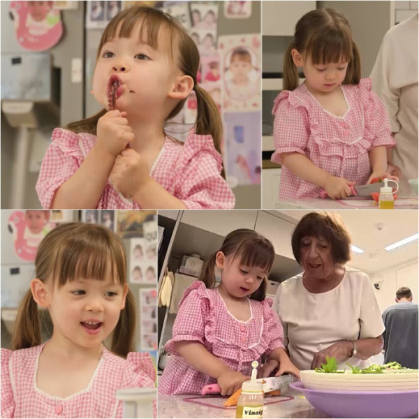 ▲'슈퍼맨이 돌아왔다' 레아, 할머니(사진출처=KBS2)