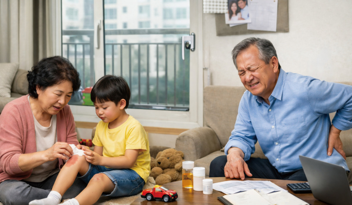 황혼육아 중 벌어지는 별별 상황 대처법