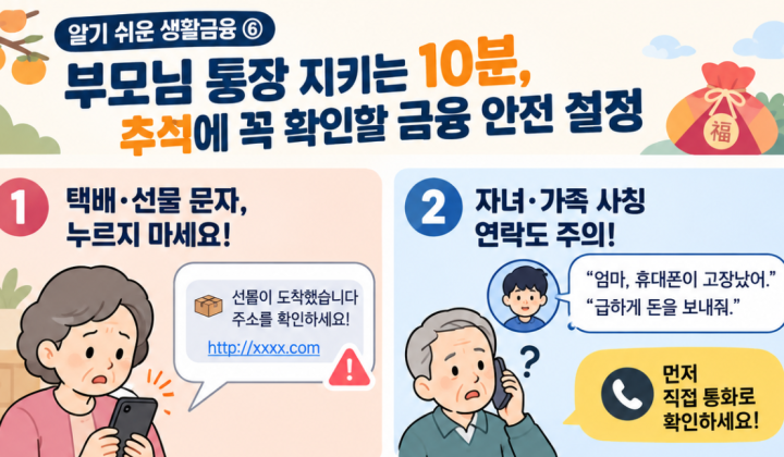 “추석에 꼭 확인할 금융안전 설정”
