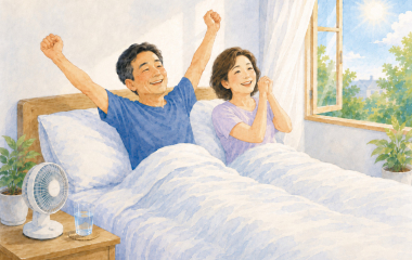 시니어를 위한 여름철 수면 팁 대방출