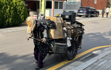 폐지 수거 노인의 삶...'활동가'로 다시 보다