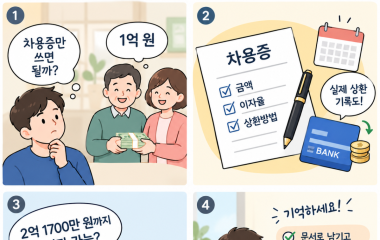 부모에게 1억 원 빌렸습니다 차용증만 쓰면 될까요?