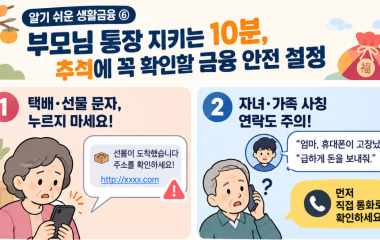 부모님 통장 지키는 10분 “추석에 꼭 확인할 금융안전 설정”