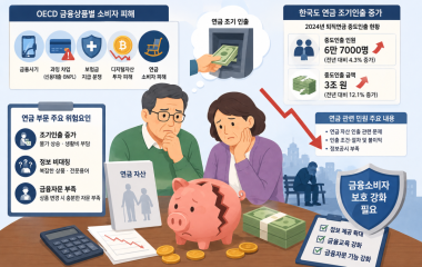 노후자금 먼저 쓰는 중장년, 연금 고갈 위험