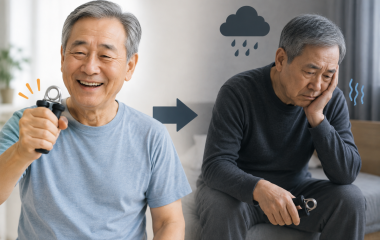 고령층, 손아귀 힘 빠지면 우울장애 위험 7배 높아